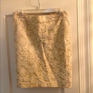 Lace Cynthia Rowley Pencil Skirt